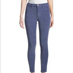 Frame Le High Skinny Velvety Dusty Blue Pants 25